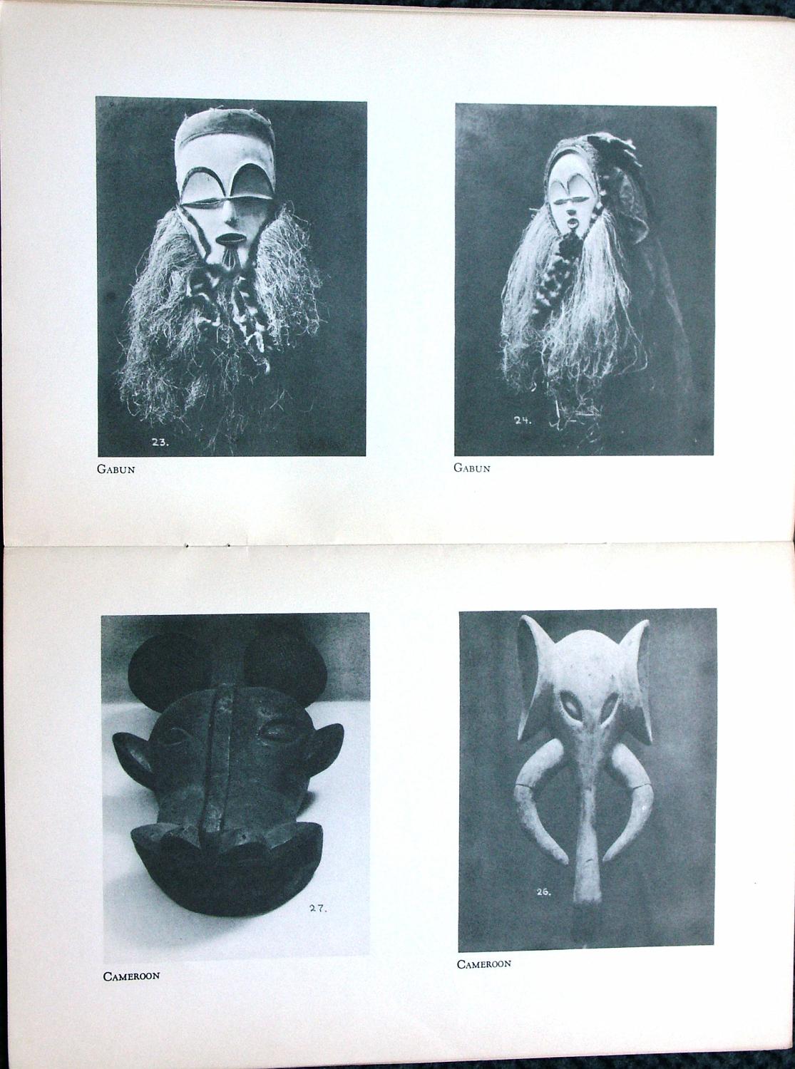 WEYH40,S.06 Kamerun-Maske + Vuvi-Maske,Hans Himmelheber in Weyhe-Galerie,1940
